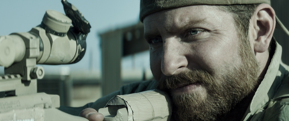 Bradley Cooper as the "American Sniper" Chris Kyle